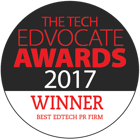 The Tech Edvocate Winner Best PR Firm 2017