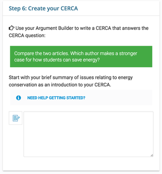 ThinkCERCA Create your CERCA