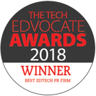 The Tech Edvocate Winner Best PR Firm 2018