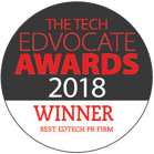 Tech Edvocate Winner Best PR Firm 2018