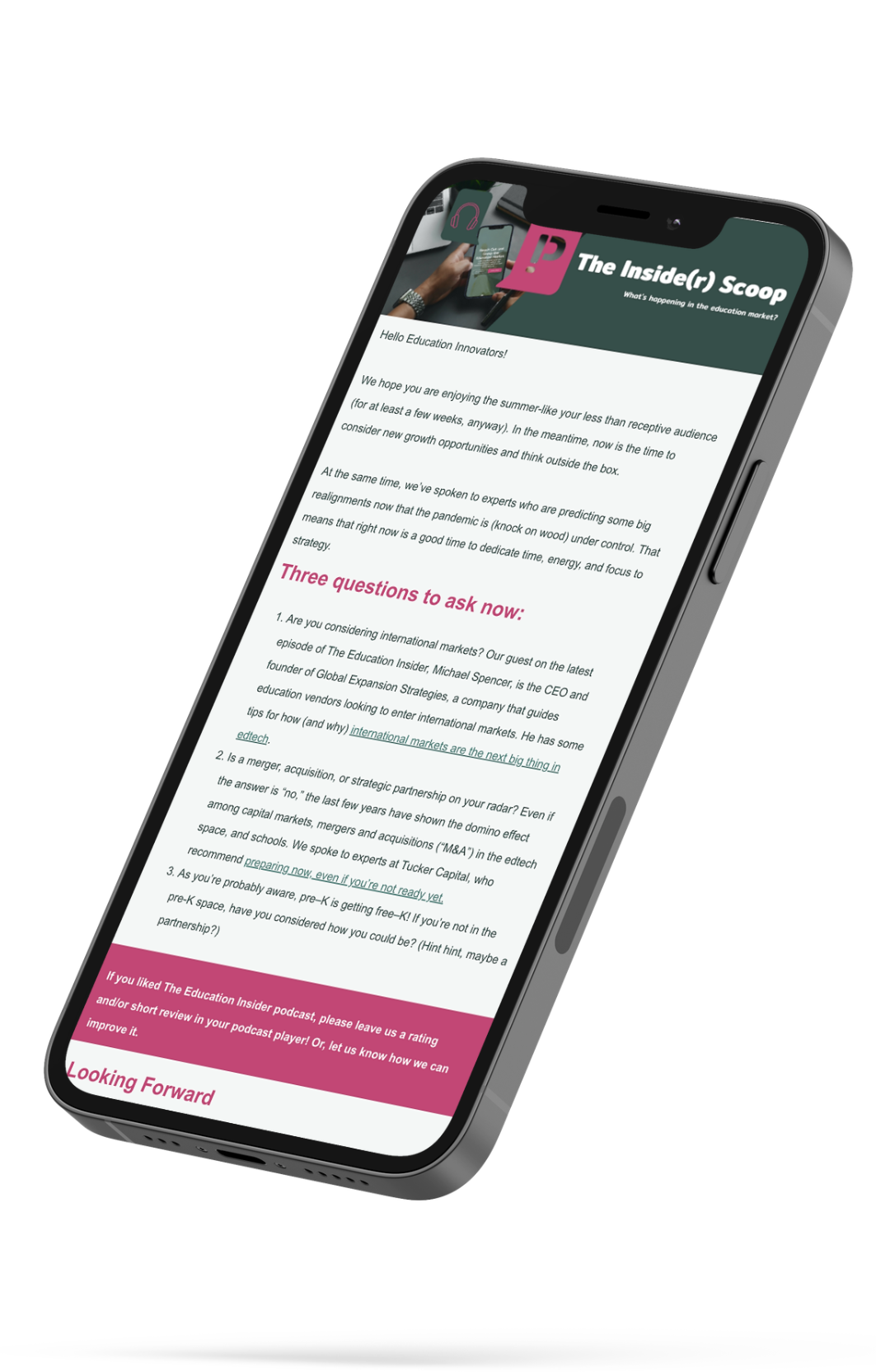 The Insider Scoop Mockup